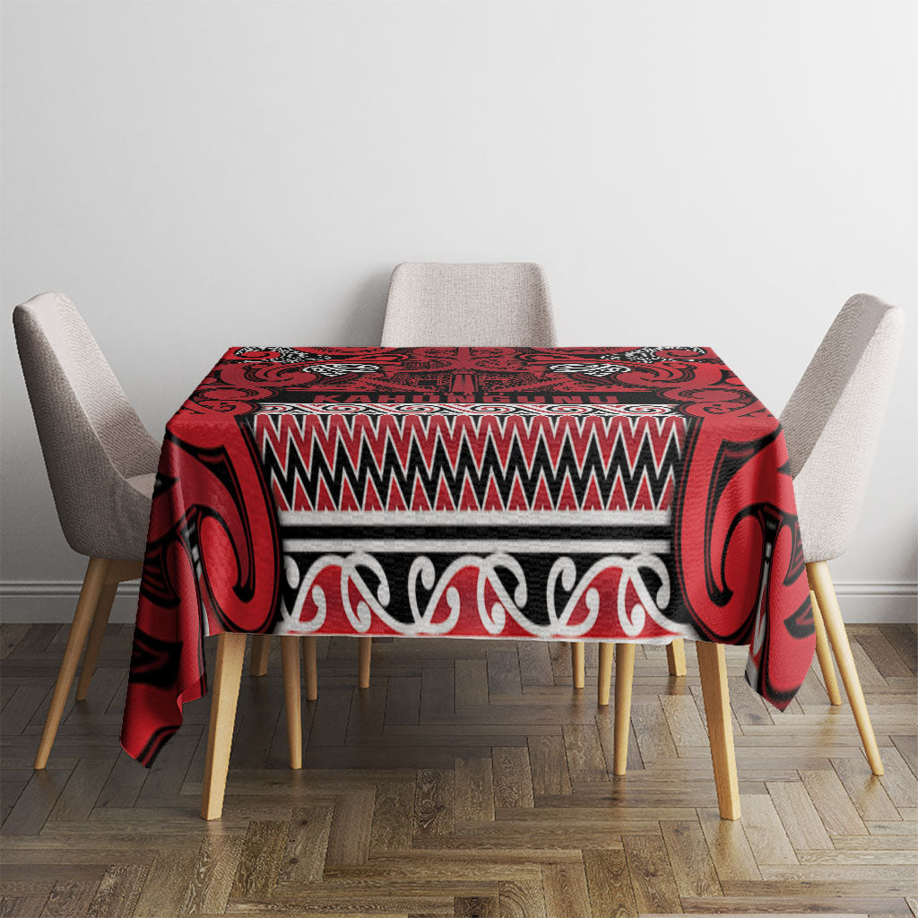 Aotearoa Iwi Ngati Kahungunu Tablecloth Maori Wharenui House Tribal Pattern LT9 - Polynesian Pride