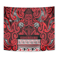 Aotearoa Iwi Ngati Kahungunu Tapestry Maori Wharenui House Tribal Pattern LT9 - Polynesian Pride