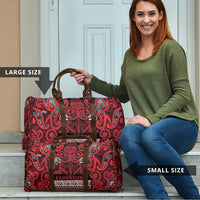 Aotearoa Iwi Ngati Kahungunu Travel Bag Maori Wharenui House Tribal Pattern LT9 - Polynesian Pride