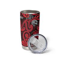 Aotearoa Iwi Ngati Kahungunu Tumbler Cup Maori Wharenui House Tribal Pattern LT9 - Polynesian Pride