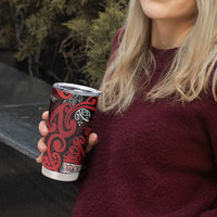 Aotearoa Iwi Ngati Kahungunu Tumbler Cup Maori Wharenui House Tribal Pattern LT9 - Polynesian Pride