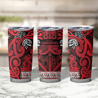 Aotearoa Iwi Ngati Kahungunu Tumbler Cup Maori Wharenui House Tribal Pattern LT9 - Polynesian Pride