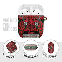 Aotearoa Iwi Tuhoe AirPods Case Maori Wharenui House Tribal Pattern LT9 - Polynesian Pride