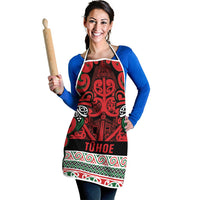 Aotearoa Iwi Tuhoe Apron Maori Wharenui House Tribal Pattern LT9 - Polynesian Pride