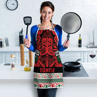 Aotearoa Iwi Tuhoe Apron Maori Wharenui House Tribal Pattern LT9 - Polynesian Pride