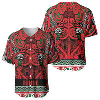 Aotearoa Iwi Tuhoe Baseball Jersey Maori Wharenui House Tribal Pattern LT9 - Polynesian Pride