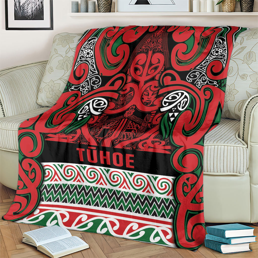 Aotearoa Iwi Tuhoe Blanket Maori Wharenui House Tribal Pattern LT9 - Polynesian Pride