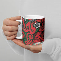 Aotearoa Iwi Tuhoe Ceramic Mug Maori Wharenui House Tribal Pattern LT9 - Polynesian Pride