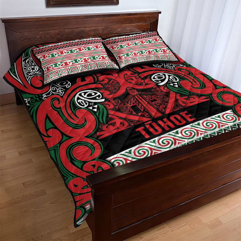 Aotearoa Iwi Tuhoe Quilt Bed Set Maori Wharenui House Tribal Pattern LT9 - Polynesian Pride