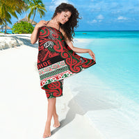 Aotearoa Iwi Tuhoe Sarong Maori Wharenui House Tribal Pattern LT9 - Polynesian Pride