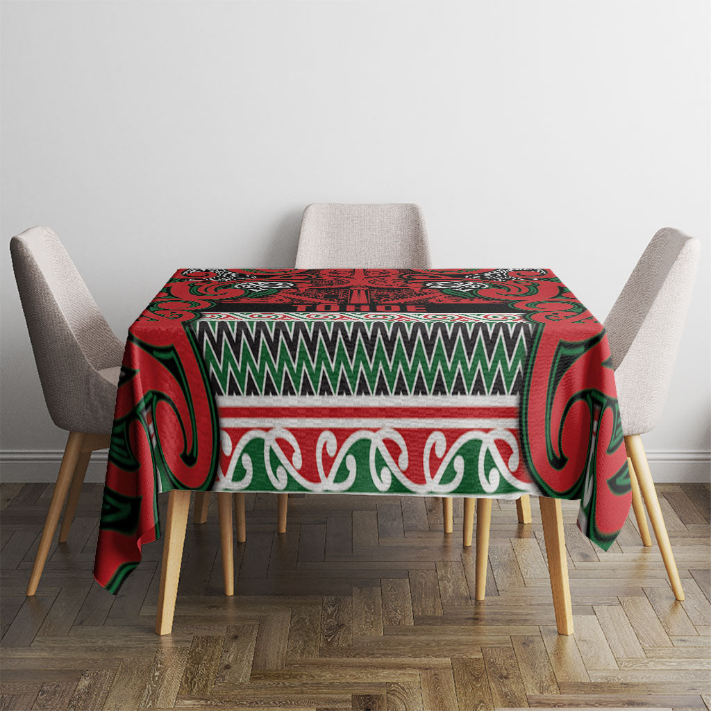 Aotearoa Iwi Tuhoe Tablecloth Maori Wharenui House Tribal Pattern LT9 - Polynesian Pride