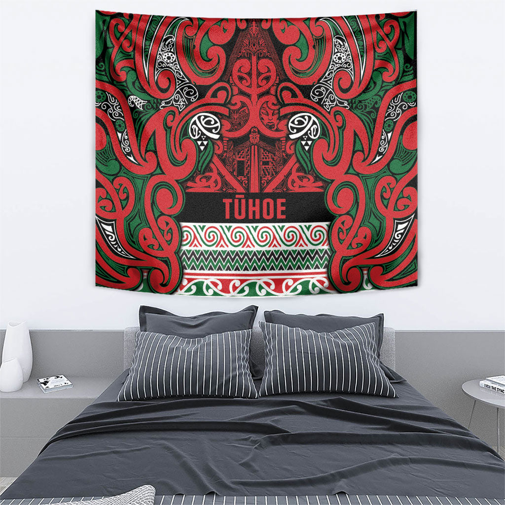 Aotearoa Iwi Tuhoe Tapestry Maori Wharenui House Tribal Pattern LT9 - Polynesian Pride