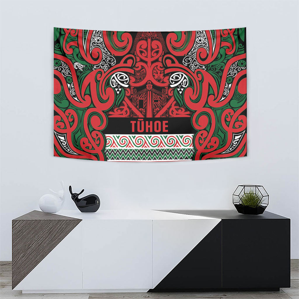 Aotearoa Iwi Tuhoe Tapestry Maori Wharenui House Tribal Pattern LT9 - Polynesian Pride