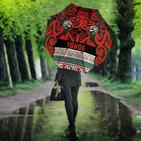 Aotearoa Iwi Tuhoe Umbrella Maori Wharenui House Tribal Pattern LT9 - Polynesian Pride
