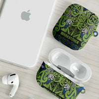Aotearoa Iwi Whakatohea AirPods Case Maori Wharenui House Tribal Pattern LT9 - Polynesian Pride