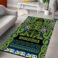 Aotearoa Iwi Whakatohea Area Rug Maori Wharenui House Tribal Pattern LT9 - Polynesian Pride