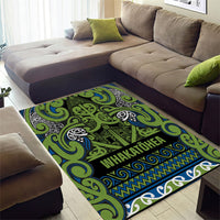 Aotearoa Iwi Whakatohea Area Rug Maori Wharenui House Tribal Pattern LT9 - Polynesian Pride