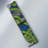 Aotearoa Iwi Whakatohea Auto Sun Shade Maori Wharenui House Tribal Pattern LT9 - Polynesian Pride