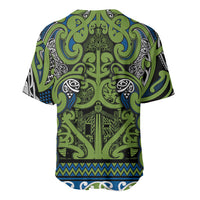 Aotearoa Iwi Whakatohea Baseball Jersey Maori Wharenui House Tribal Pattern LT9 - Polynesian Pride