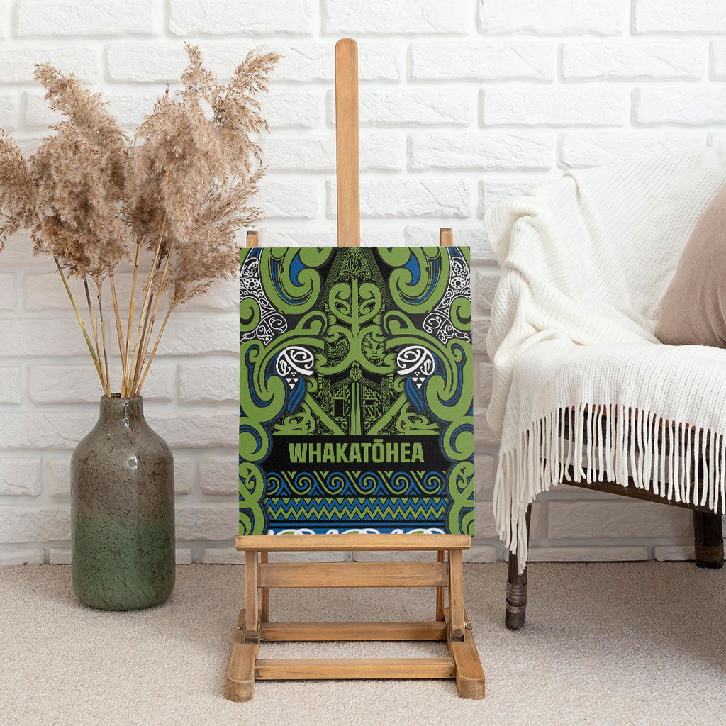Aotearoa Iwi Whakatohea Canvas Wall Art Maori Wharenui House Tribal Pattern LT9 - Polynesian Pride