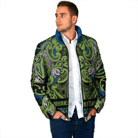 Aotearoa Iwi Whakatohea Padded Jacket Maori Wharenui House Tribal Pattern LT9 - Polynesian Pride