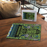 Aotearoa Iwi Whakatohea Puzzle Maori Wharenui House Tribal Pattern LT9 - Polynesian Pride