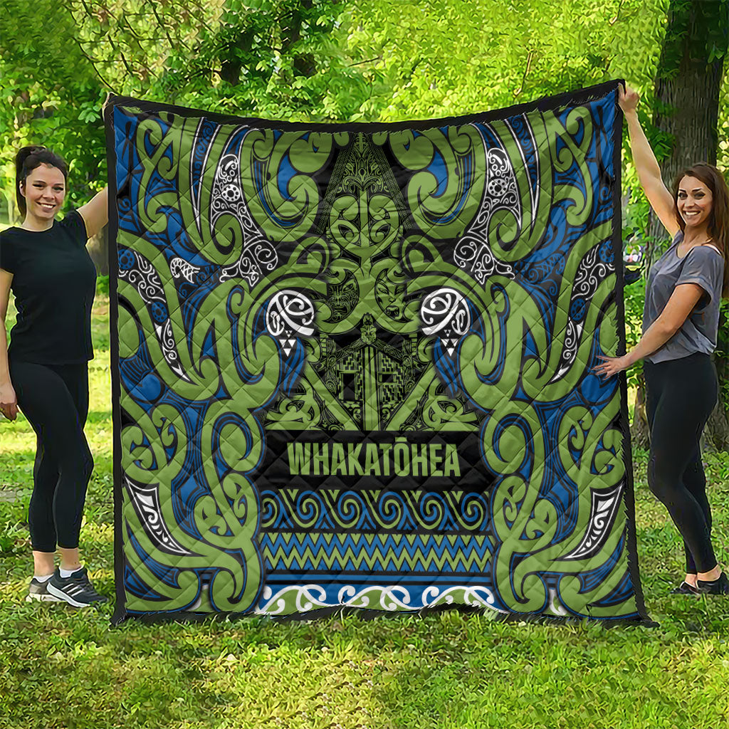 Aotearoa Iwi Whakatohea Quilt Maori Wharenui House Tribal Pattern LT9 - Polynesian Pride