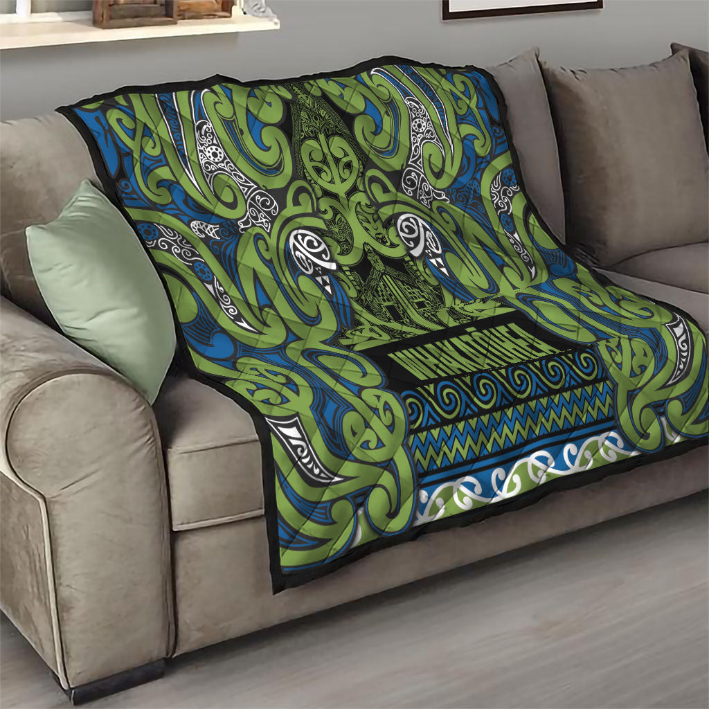Aotearoa Iwi Whakatohea Quilt Maori Wharenui House Tribal Pattern LT9 - Polynesian Pride