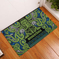 Aotearoa Iwi Whakatohea Rubber Doormat Maori Wharenui House Tribal Pattern LT9 - Polynesian Pride