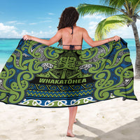Aotearoa Iwi Whakatohea Sarong Maori Wharenui House Tribal Pattern LT9 - Polynesian Pride