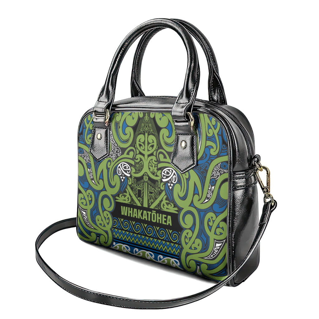 Aotearoa Iwi Whakatohea Shoulder Handbag Maori Wharenui House Tribal Pattern LT9 - Polynesian Pride