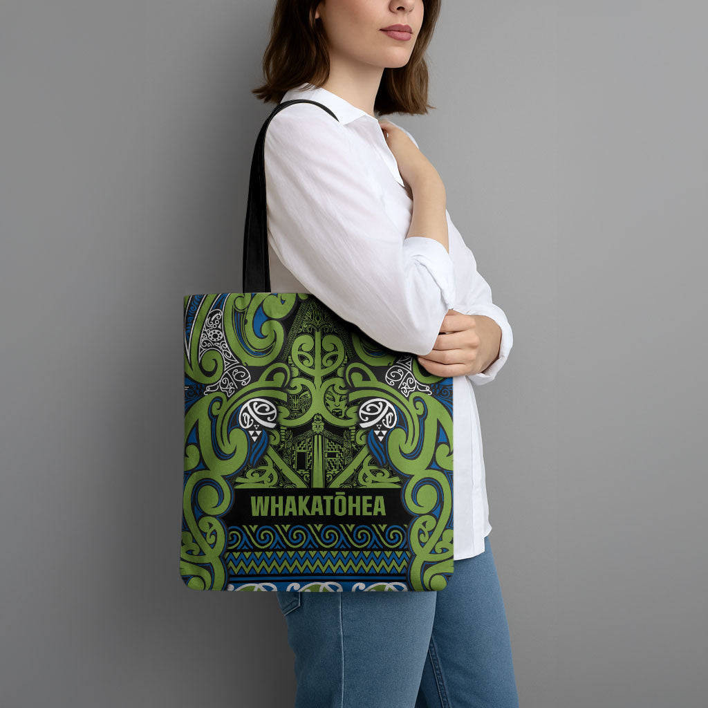 Aotearoa Iwi Whakatohea Tote Bag Maori Wharenui House Tribal Pattern LT9 - Polynesian Pride