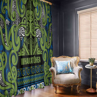 Aotearoa Iwi Whakatohea Window Curtain Maori Wharenui House Tribal Pattern LT9 - Polynesian Pride
