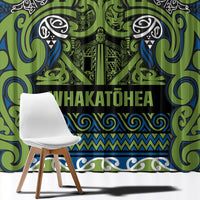 Aotearoa Iwi Whakatohea Window Curtain Maori Wharenui House Tribal Pattern LT9 - Polynesian Pride
