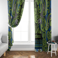 Aotearoa Iwi Whakatohea Window Curtain Maori Wharenui House Tribal Pattern LT9 - Polynesian Pride