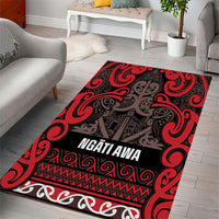Aotearoa Iwi Ngati Awa Area Rug Maori Wharenui House Tribal Pattern LT9 - Polynesian Pride