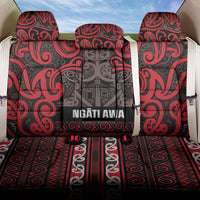 Aotearoa Iwi Ngati Awa Back Car Seat Cover Maori Wharenui House Tribal Pattern LT9 One Size Red - Polynesian Pride