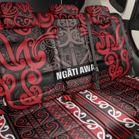 Aotearoa Iwi Ngati Awa Back Car Seat Cover Maori Wharenui House Tribal Pattern LT9 - Polynesian Pride