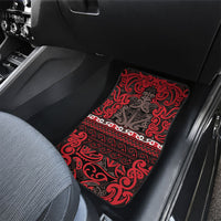 Aotearoa Iwi Ngati Awa Car Mats Maori Wharenui House Tribal Pattern LT9 - Polynesian Pride