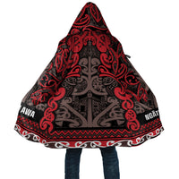 Aotearoa Iwi Ngati Awa Cloak Maori Wharenui House Tribal Pattern LT9 Unisex Red - Polynesian Pride