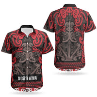 Aotearoa Iwi Ngati Awa Couples Matching Summer Maxi Dress and Hawaiian Shirt Maori Wharenui House Tribal Pattern LT9 - Polynesian Pride