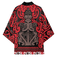 Aotearoa Iwi Ngati Awa Kimono Maori Wharenui House Tribal Pattern LT9 - Polynesian Pride