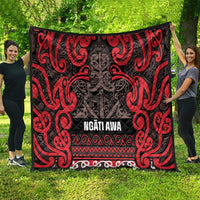 Aotearoa Iwi Ngati Awa Quilt Maori Wharenui House Tribal Pattern LT9 - Polynesian Pride