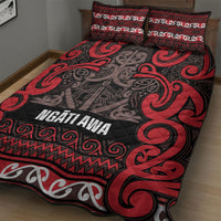 Aotearoa Iwi Ngati Awa Quilt Bed Set Maori Wharenui House Tribal Pattern LT9 - Polynesian Pride
