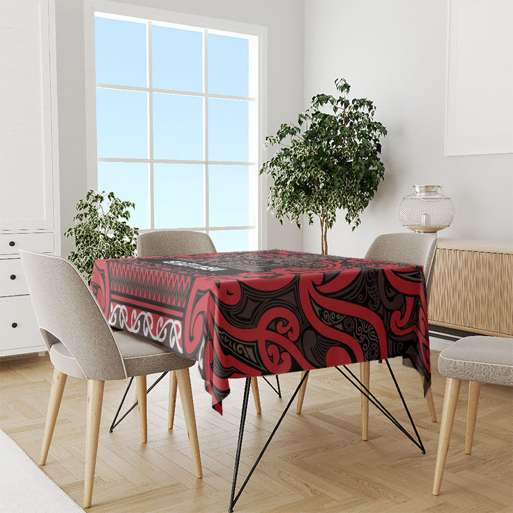 Aotearoa Iwi Ngati Awa Tablecloth Maori Wharenui House Tribal Pattern LT9 - Polynesian Pride