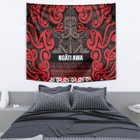 Aotearoa Iwi Ngati Awa Tapestry Maori Wharenui House Tribal Pattern LT9 - Polynesian Pride