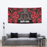 Aotearoa Iwi Ngati Awa Tapestry Maori Wharenui House Tribal Pattern LT9 - Polynesian Pride