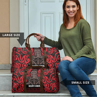 Aotearoa Iwi Ngati Awa Travel Bag Maori Wharenui House Tribal Pattern LT9 - Polynesian Pride