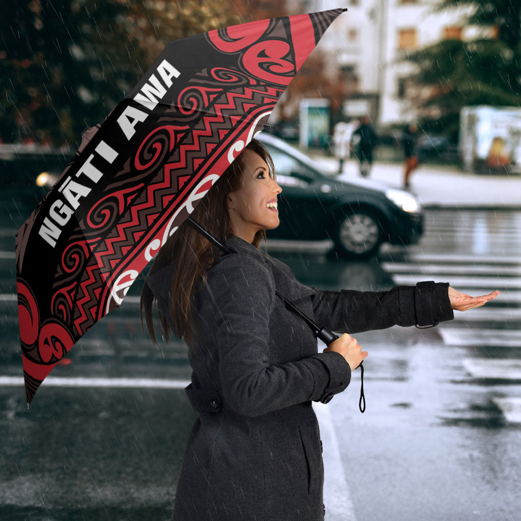 Aotearoa Iwi Ngati Awa Umbrella Maori Wharenui House Tribal Pattern LT9 - Polynesian Pride