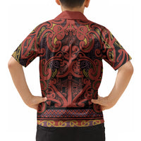 Aotearoa Iwi Rongowhakaata Hawaiian Shirt Maori Wharenui House Tribal Pattern LT9 - Polynesian Pride